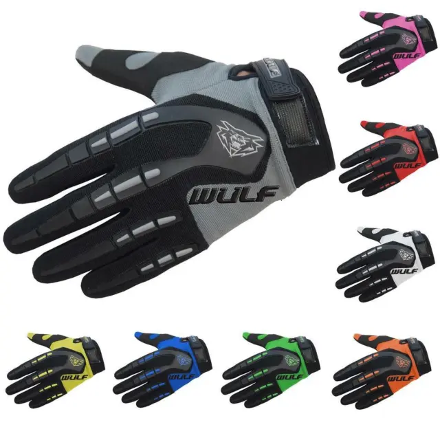 Wulfsport Attack Adult Motocross Gloves Off Road Dirt Bike Lightweight Glove
