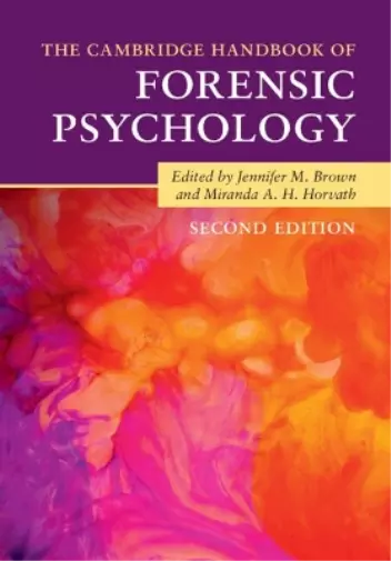 Jennifer M. Brown The Cambridge Handbook of Forensic Psychology (Paperback)