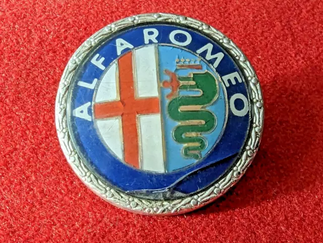 Alfa Romeo 54Mm Logo Sigla Emblema Fregio Stemma Scritta Targhetta Badge Targa