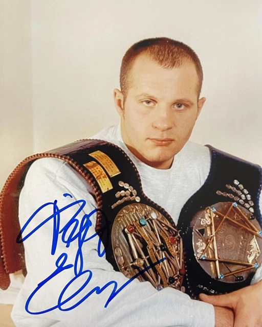 Fedor Emelianenko Signed 8X10 Photo Mma Legend Authentic Autograph