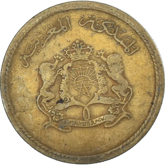 [#1334637] Coin, Morocco, 10 Santimat, 1974