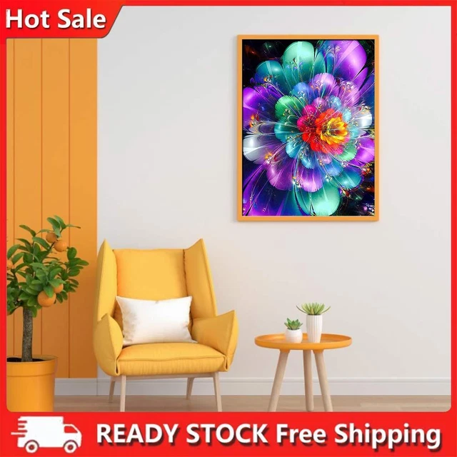 Kit pittura per numeri fai da te fiore a mano olio arte arte artigianato decorazione parete casa
