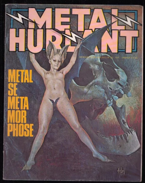 Métal Hurlant N°25 . Eo . 1978 . Caza / Moebius / Druillet + 3 Ans Deja Moebius.
