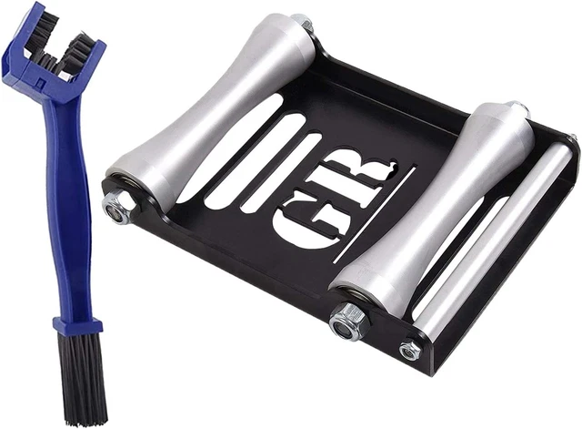 Supporto rullo ruota pulizia pneumatici moto e lubrificazione catena | bicicletta <270 kg