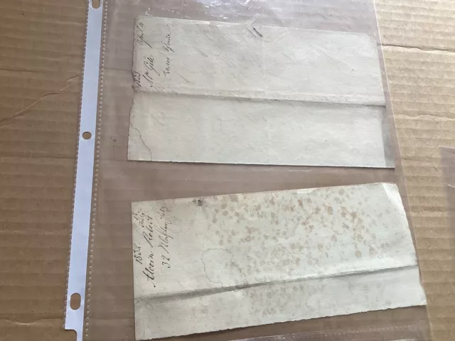 Lot of 6 Antique 19th Century (1830+) Hand Written And Signed Receipts 9