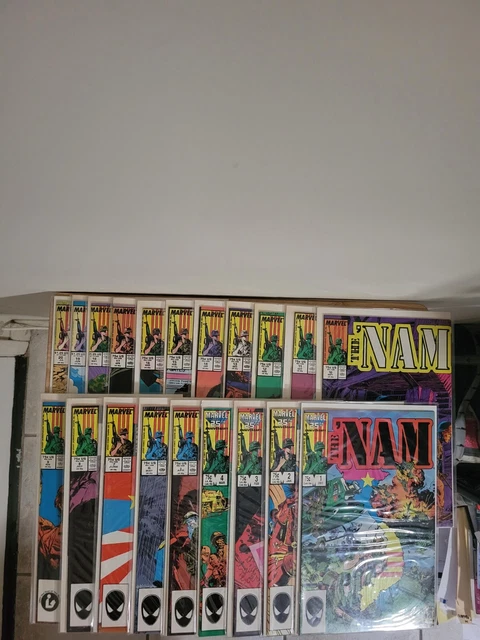 The Nam 1 - 20 Complete Run Of Marvel Comics 'NAM 1986 80's ALL VF/NM Condition