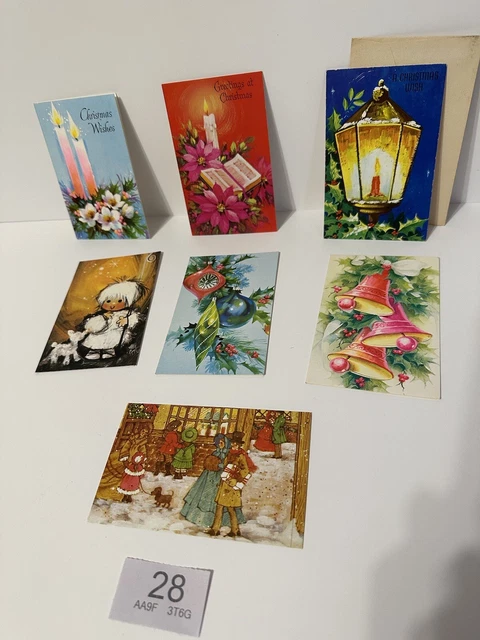 Vintage Christmas Card bundle 80’s 90’s Cards Joblot