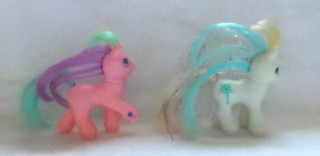 My Little Pony - Mon Petit Poney Mlp  2X Baby Wiggles & Stardust G2 1989 Hasbro 3