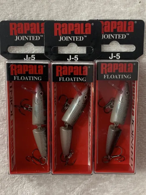 Lot #8600 Rapala Jointed Floating J-9 P Perch Color Finland Good Condition