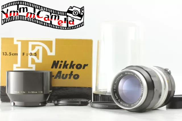 [Unused  w Box Hood]Nikon Nikkor-Q Auto 135mm F3.5  Lens  From JAPAN
