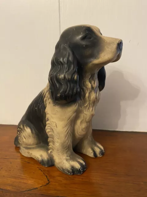Vintage Ceramic Spaniel Dog Figurine Ornament