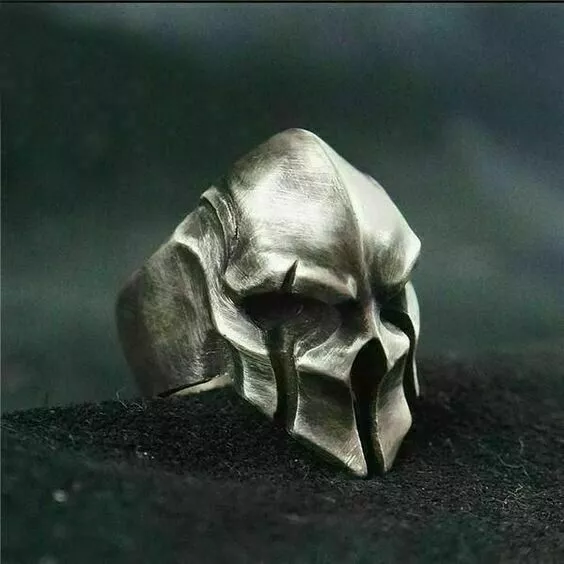 Heavy Stainless Steel Gothic Punk Biker Rings Fashion Mens Skull Jewelry Sz 6-13