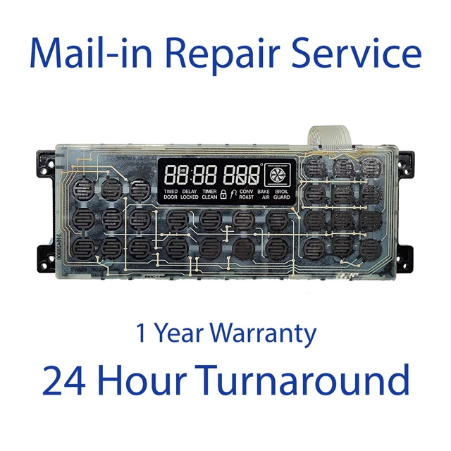 Heads Up! This Is A MAIL-IN REPAIR SERVICE For Your Whirlpool Oven Or Range Control Board, Model WPW10586737. You Send Us Your Board, We Fix It, And Send It Back—simple And Way Cheaper Than Buying New.
