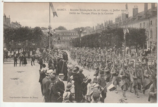 NANCY - CPA 54 - Vie Militaire - Rentrée du 20eme Corps d' Armée Juillet 1919 11