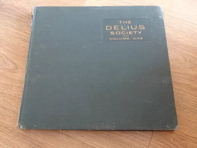 The Delius Society Volume One. Thomas Beecham/Lpo 78 Rpm Superb N