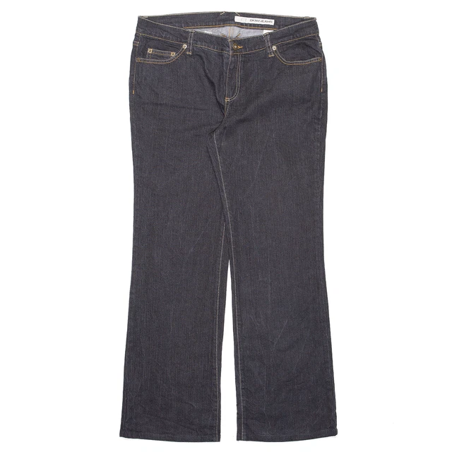 DKNY Ludlow Black Denim Slim Bootcut Jeans Womens W32 L29