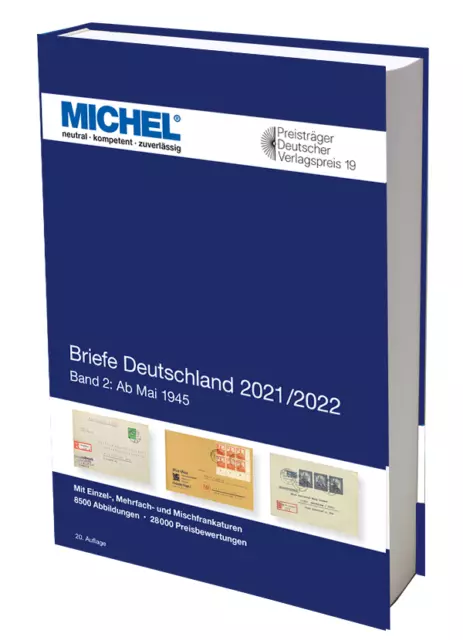 Michel Briefe Katalog Deutschland Band 2: Ab Mai 1945, 20. Auflage 2021 / 2022