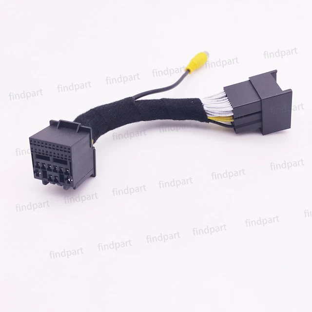 For Ford Focus Edge Reversing Rearview Backup Camera Video Adapter Harness Wire