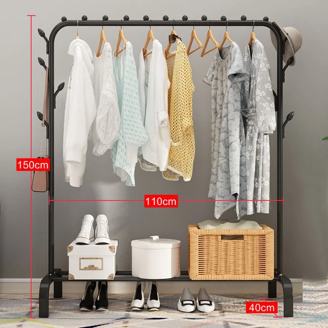 HEAVY DUTY CLOTHES Rail Rack Garment Hanging Display Stand Shoes