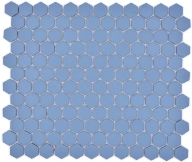 Cerámica Mosaico Hexágono Azul-Verde R10B Plato de Ducha Baldosa Azulejos Cocina