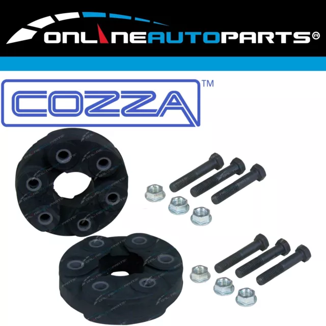 Front & Rear Rubber Driveshaft TailShaft Couplings for Commodore VX VY VZ VE V8