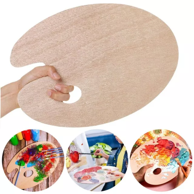 Oval Paint Palettes Drawing Supplies Pigment Pallet Lightweight Paint Tray