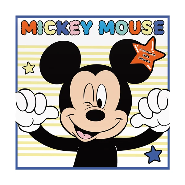 TRENDS INTERNATIONAL DISNEY Mickey Mouse 2025 7 x 7 Mini Calendar w 10