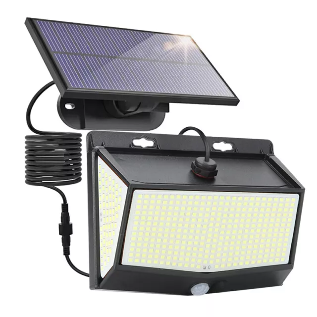 468 LEDs Split Solar Motion Sensor Light Outdoor Garden Wall Security Flood Lamp 2