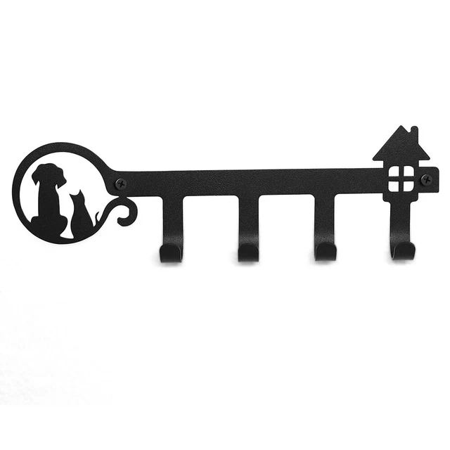 4 Hooks Wall Mount Bag Towel Rack Hanger Holder Coat Robe Hat Clothes Organizer 2