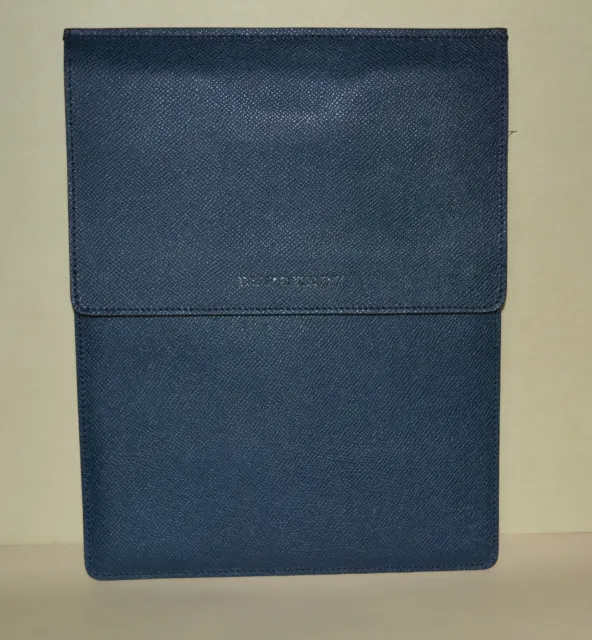 NWT BURBERRY $350 LEATHER TABLET iPAD SLEEVE COVER CASE ITALY
