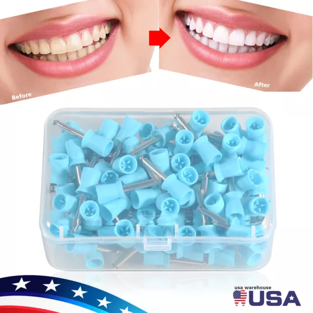 Copas de pulido profilácticas dentales cepillos tipo pestillo para pieza de NEW