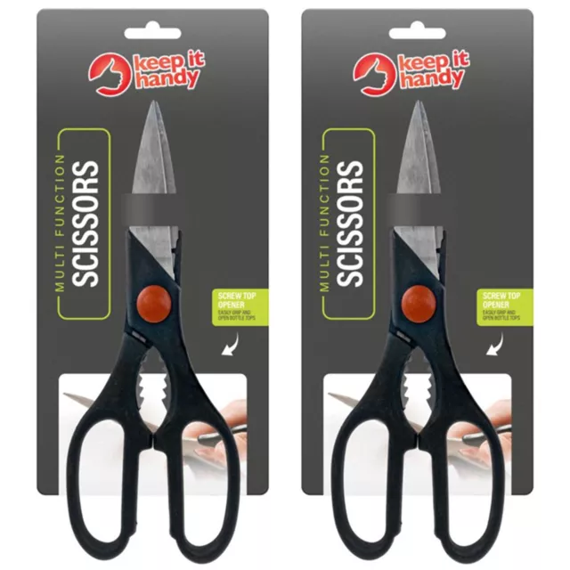 Stainless Steel Kitchen Scissors Set Multi Purpose Heavy Duty Household Shears