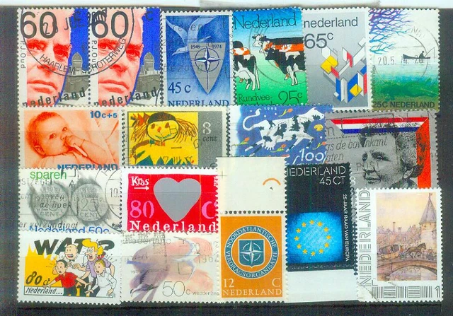 Lot Briefmarken aus den Niederlanden