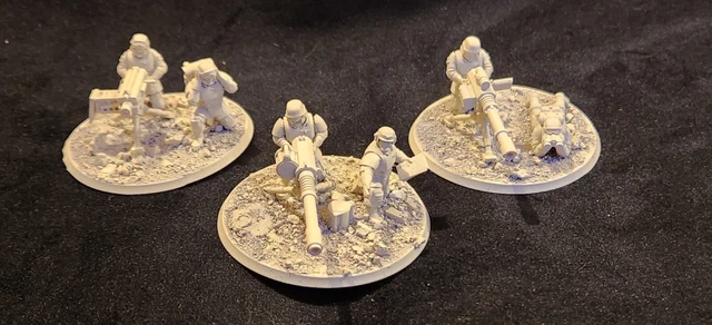 Warhammer 40k Guardia Imperiale Acciaio Legione – Squadra Bolter Pesante In Metallo (dipinto) - Foto 3