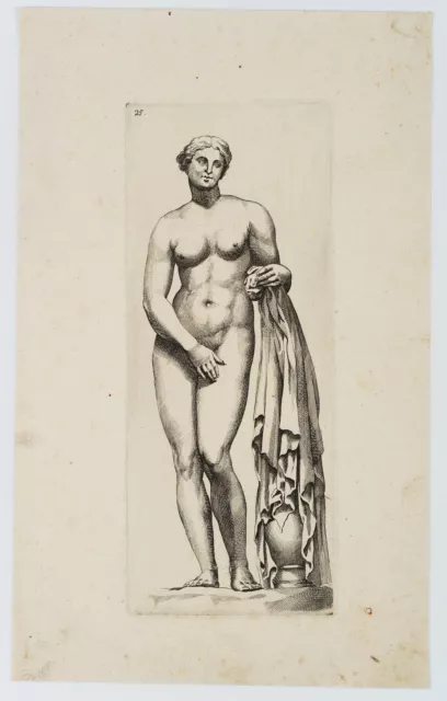 Antike Venus, Kupferstich Realismus Religiös 1600-1649 Druck Unbekannt (17.Jhd) 3