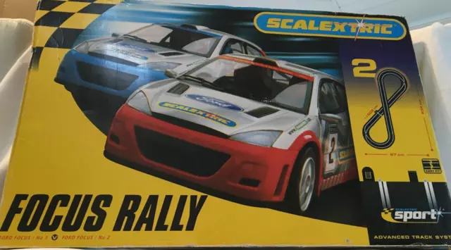 Scalextric "Focus Rally" Complete Set Cat. No.: C1096 Scalextric "Focus Rally" Complete Set Cat. No.: C1096