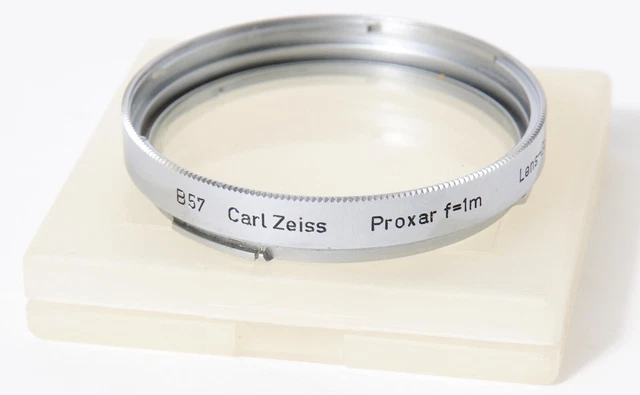 Filtro Hasselblad cromo B57 Carl Zeiss Proxar f=1m para Contarex