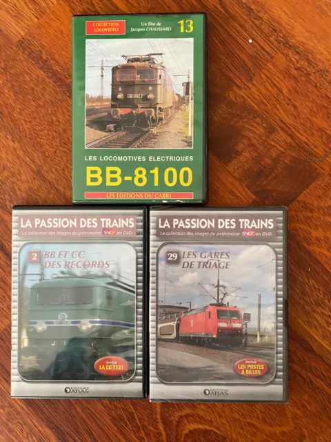 Lot de 3 CD La passion des trains