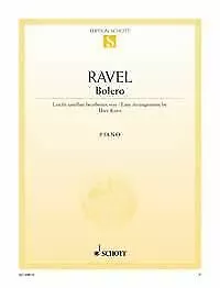 Bolero     sheet music in an easy arrangement  Ravel, Maurice piano