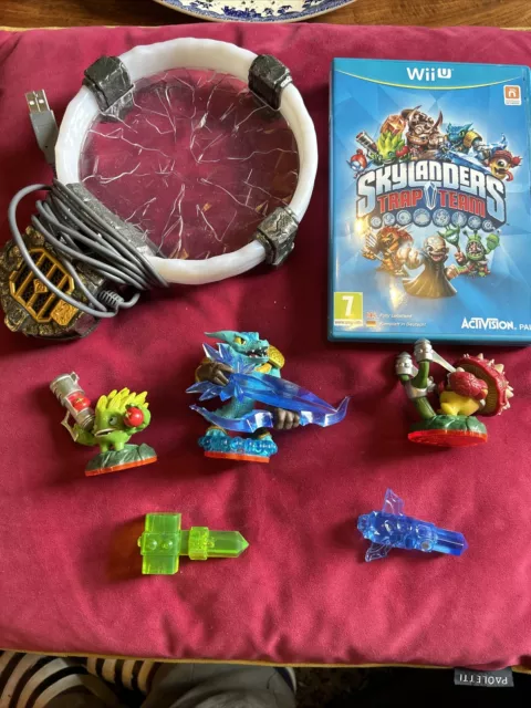 Skylanders Trap Team Nintendo Wii U Starter Pack - Used Condition - Tested