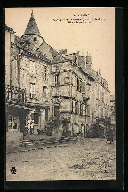 Carte Postale Ancienne CPA Morlaix - Vieilles Maisons Place Du Marché (29)