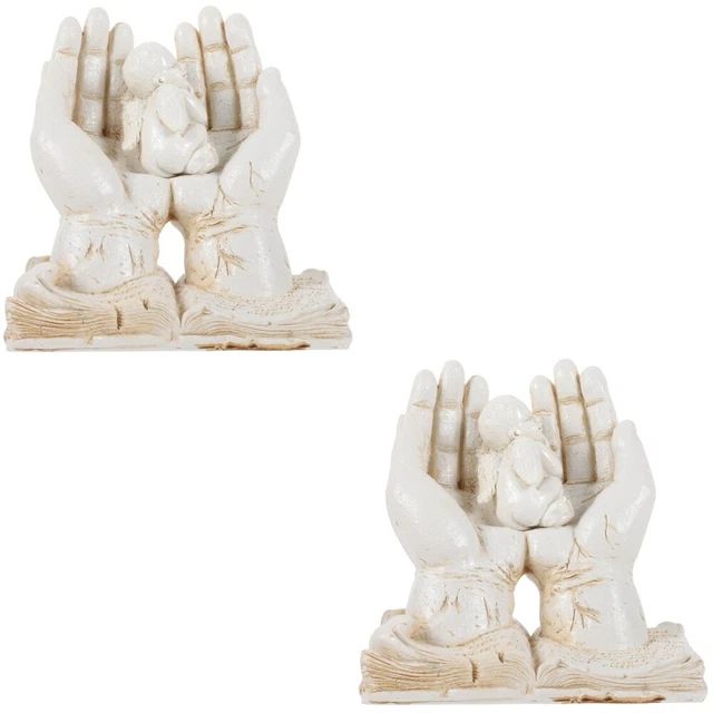 2x domestico decorativo ornamento tavolo in resina# per decorare amici