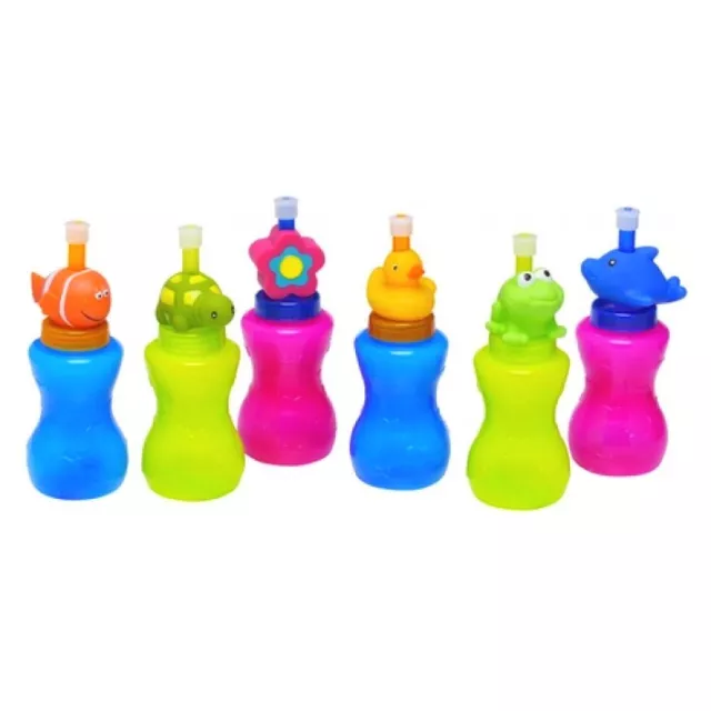 Kids Children Toddler Water Bottle Animals Character Sports School Lunch Bottle