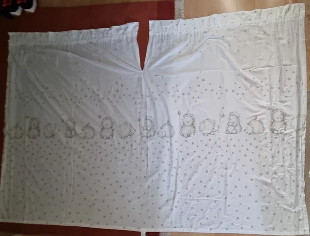 Himmel für Babybett - Motive Sterne, Bären, Igel - ca. 2,30 m