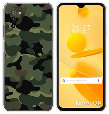 Coque Silicone pour Ulefone Note 12P Design Camouflage Dessins