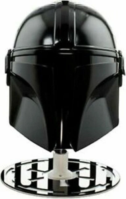 Black Helmet Mandalorian Star Wars Series Costume Steel Cosplay Wearable Helmet.