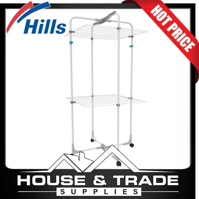 Hills two tier sales mobile tower airer