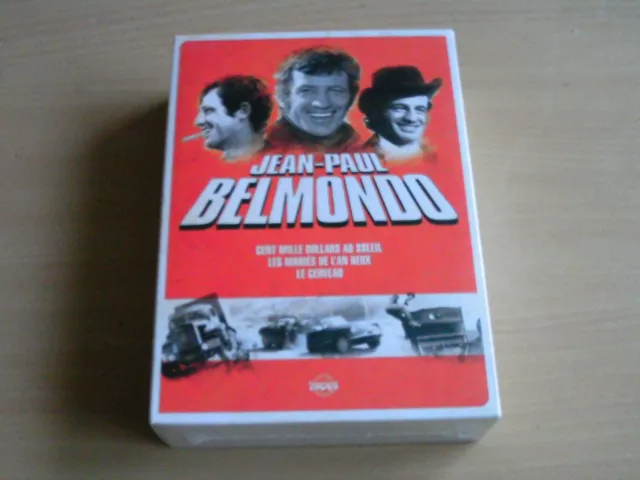 DVD Jean-Paul Belmondo Coffret 3 films neuf non ouvert