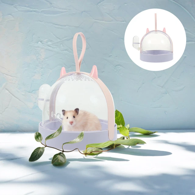 Hamster House Small Animals Travel Toy Containers Hamster Carrier Cage