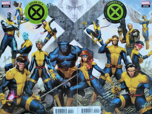 House of X #4 Powers of X #4 Jorge Molina Connecting Set NM 2019